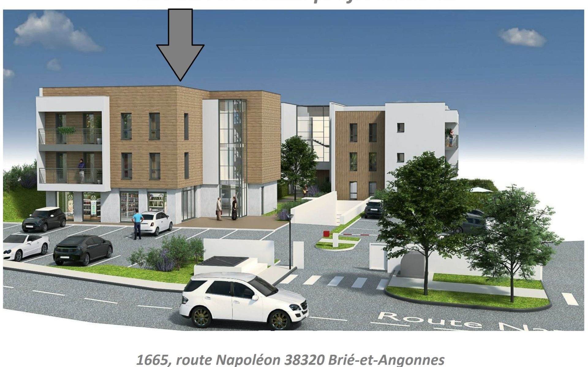 Le BONAPARTE – immeuble de Bureaux neufs – à Brié-et-Angonnes en Isère