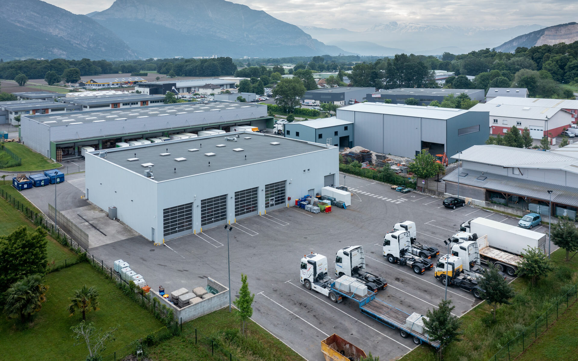 Volvo Trucks à Veurey-Voroize en Isère