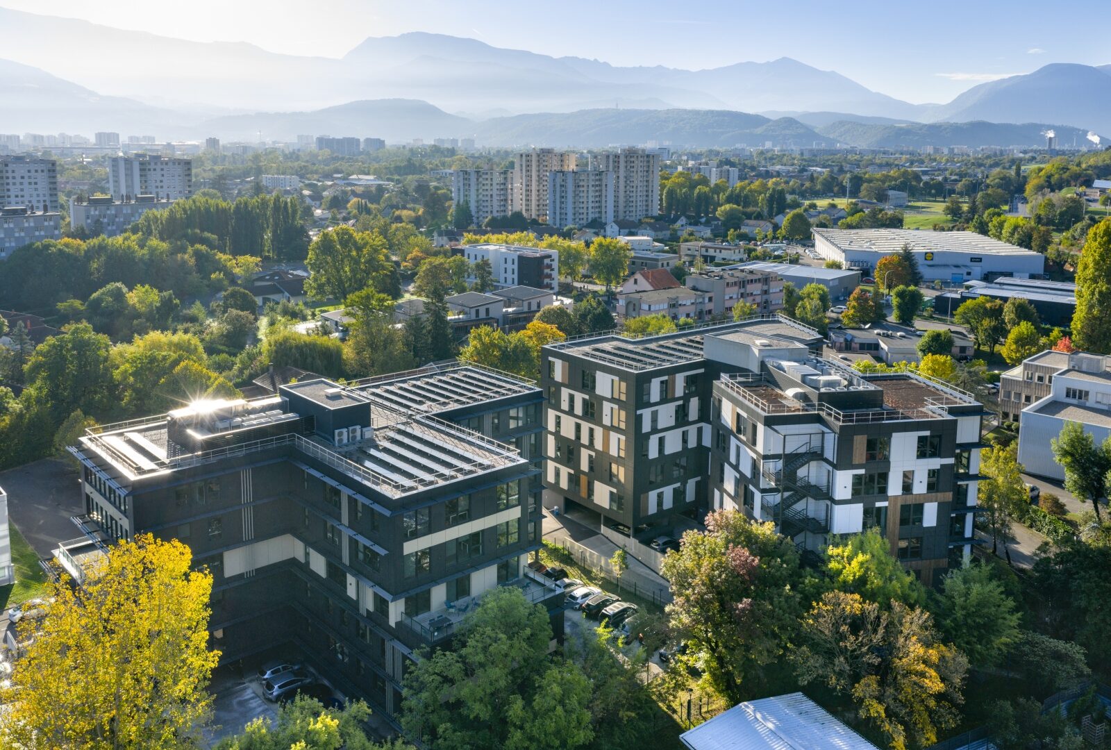MONTANA – Immeuble de bureaux neufs à Seyssinet-Pariset en Isère